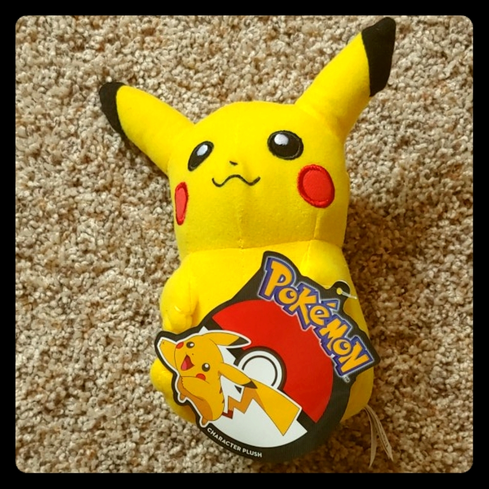 Pikachu stuffed animal